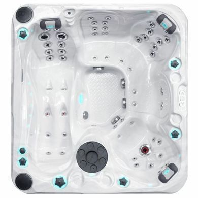 Гідромасажний басейн Passion Spas Pleasure (215х200х91 см), Сріблясто-білий