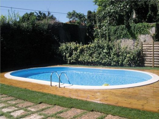 Басейн збірний овальний IBIZA POOL 6 х 12 х 1,5 метра стаціонарний