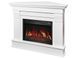Каминокомплект угловой ArtiFlame Albion Corner AF23S белый с обогревом и звуком горения огня