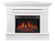 Каминокомплект угловой ArtiFlame Albion Corner AF23S белый с обогревом и звуком горения огня