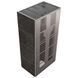 Камин Kratki FLOKI BOX 8 kW &Oslash; 160 в корпусе с керамогранита NATURALI NERO GRECO