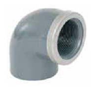 Колено 90&deg; Coraplax Coraplax 20-1/2&rdquo; с металлическим кольцом