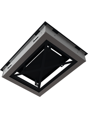 Вентиляційна решітка Kratki 22x30 см WIND графітова