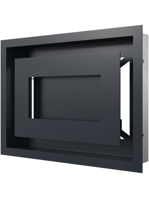 Вентиляційна решітка Kratki 22x30 см WIND графітова