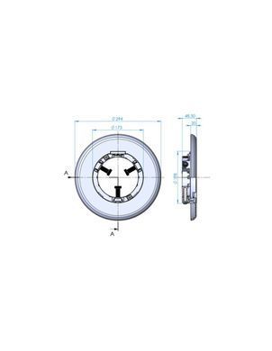 AstralPool Biege Flexi V1 RGB светодиодный прожектор для бассейна 22W, накладка беж, многоцветный свет