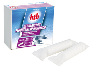 Флокулянт hth в картриджах 1.25кг (Франция), REGULARFLOC (10 мешочков для песчаных фильтров)