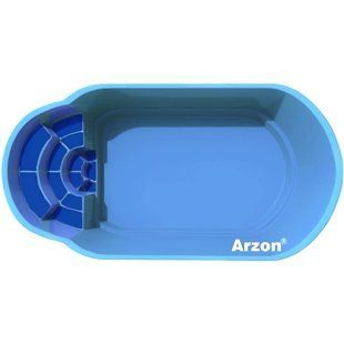 Композитный бассейн Arzon Комфорт (640*320*150 см)