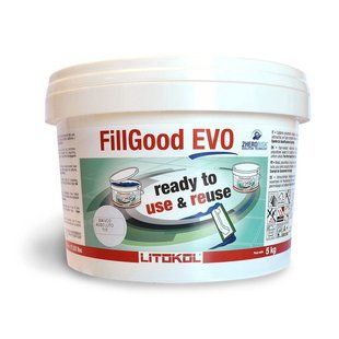 Полиуретановая Затирка Litokol Fillgood Evo FGEVOGCM0005 С.125 Серый Цемент 5 кг