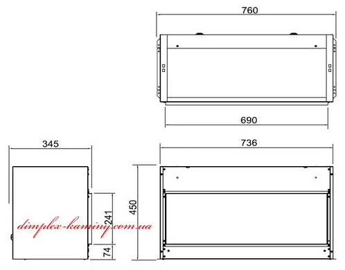 Электрокамин Dimplex Opti-V PGF-10 Эффект -5D