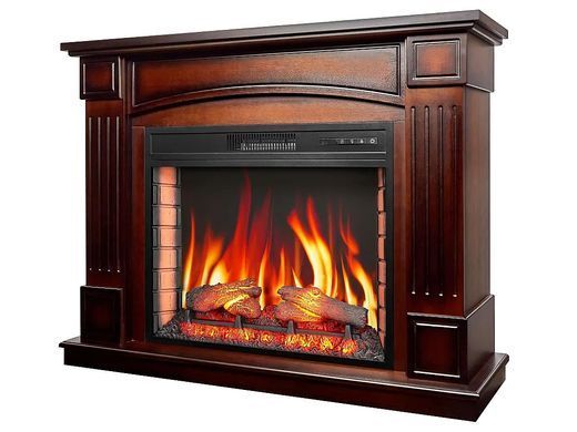 Электрокамин ArtiFlame Boston AF28S махагон коричневый антик