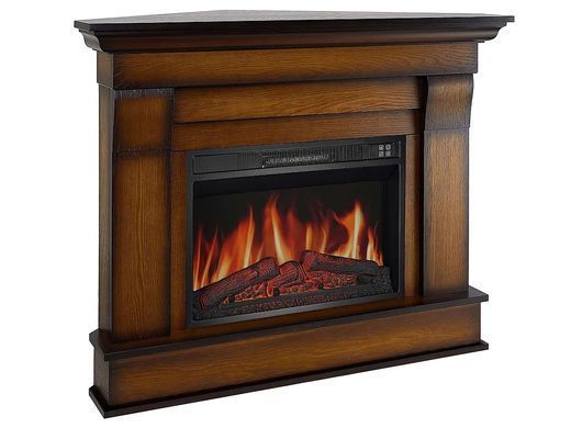 Каминокомплект угловой ArtiFlame Albion Corner AF23S дуб антик с обогревом и звуком горения огня