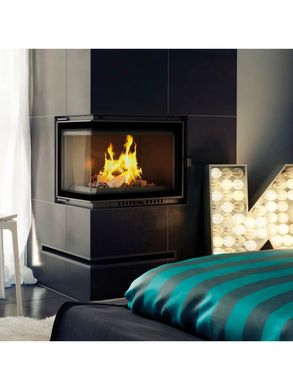 Каминная топка Kratki MAJA 12 DECO левое стекло
