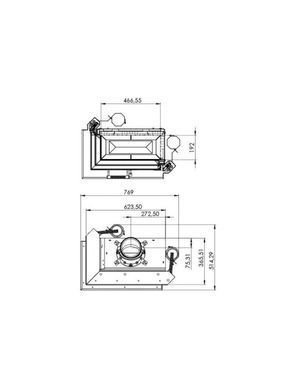 Каминная топка Hitze HST68x43.LG