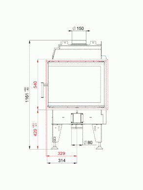 Камінна топка BeF PASSIVE 7 CL