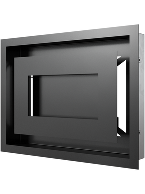 Вентиляційна решітка Kratki 22x30 см WIND чорна