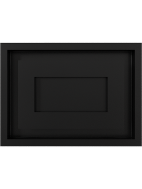 Вентиляційна решітка Kratki 22x30 см WIND чорна