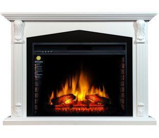 Каминокомплект ArtiFlame PRAGA AF33 БЕЛЫЙ БЬЯНКО