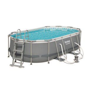 Каркасний басейн Bestway 56620 (427х250х100 см) з картриджним фільтром та сходами