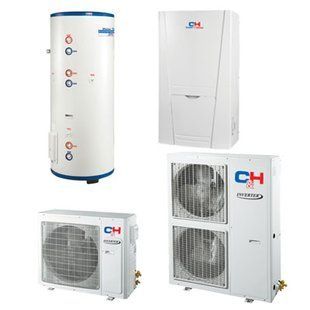 Тепловий насос Cooper&Hunter UNITHERM2 для опалення/охолодження та гарячого водопостачання (R410A, INVERTER) CH-HP16SINM2