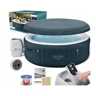 Надувний джакузі - СПА Lay-Z-Spa Miami, Bestway 6001D, 196 х 66 см (6 місць: 1 325 л/год, аеро)