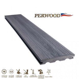 Террасная доска ДПК Perwood NATURAL MASSIVE (полнотелая)