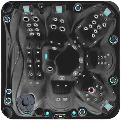 Гідромасажний басейн Passion Spas Admire (230х230х91 см), Чорна перлина