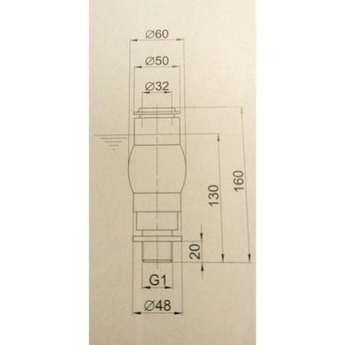 Фонтанна форсунка "пінний стовп" Schaumsprudler 35-10 Е - 50984