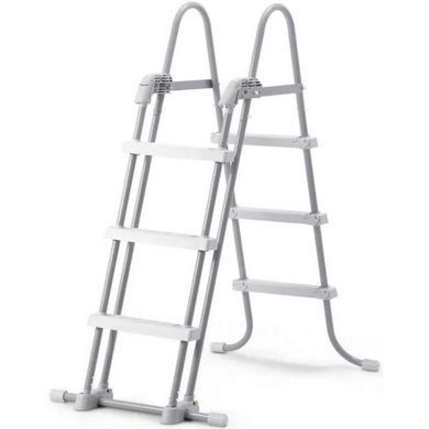 Збірний басейн Intex 26384 GRAPHITE GRAY (478х124 см) з пісочним фільтром, драбиною, підкладкою і тентом
