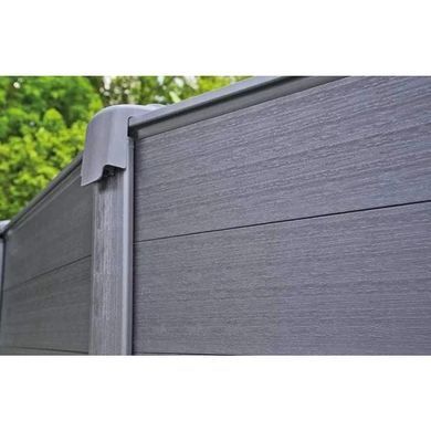 Збірний басейн Intex 26384 GRAPHITE GRAY (478х124 см) з пісочним фільтром, драбиною, підкладкою і тентом