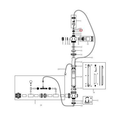 Лампа E130428 для ультрафиолетовой установки Emaux NT-UV87 (106775328)