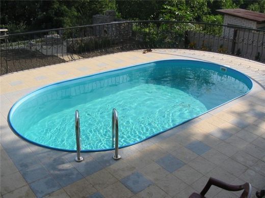 Басейн збірний овальний IBIZA POOL 3,2 х 6,0 х 1,2 м стаціонарний