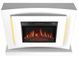 Камино комплект ArtiFlame Lucca AF23S белый с LED подсветкой, обогревом и звуком горения огня