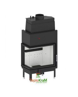 Каминная топка с водяным контуром Hitze ALAQS 68x53.L 19 кВт, левая