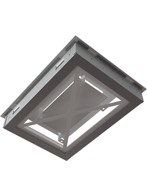 Вентиляційна решітка Kratki 22x30 см WIND біла