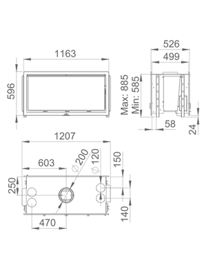Касетная топка Bronpi CAIRO 110 D