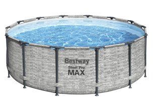 КАРКАСНИЙ БАСЕЙН BESTWAY 427X122 СМ (ФІЛЬТР-НАСОС, СХОДИ, ТЕНТ)