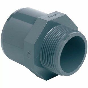 Муфта ПВХ Effast RGRAMG012A переходная, с наружной резьбой d12x16x3/8"