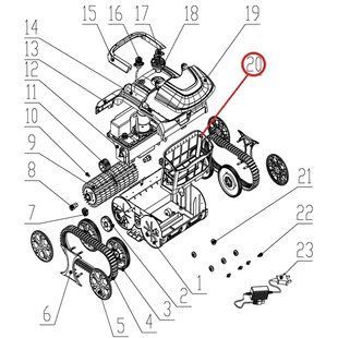 Корзина фильтра к пылесосу Wybotics WY200, (Filter basket №20/WY200)