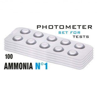 Таблетки Water-I.D.Ammonia № 1 (Аміак 0 - 1 мг/л) (100 таб/уп.) (10таб/шт) PrimerLab
