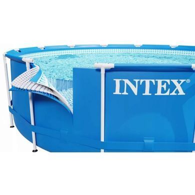 Каркасний басейн Intex 28242 (457х122 см) з картриджним фільтром, драбиною, підкладкою і тентом