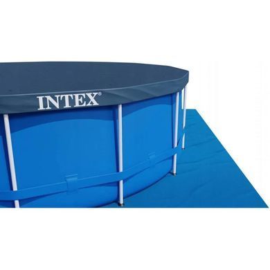 Каркасний басейн Intex 28242 (457х122 см) з картриджним фільтром, драбиною, підкладкою і тентом