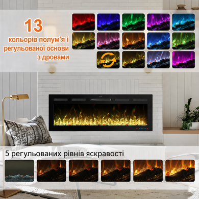 Электрокамин Royal Galaxy 60R PRO LOG Wi-Fi