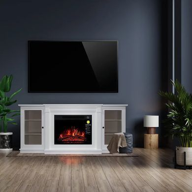 Електрокамін з порталом під ТВ ArtiFlame Vermont AF23 PROMO білий