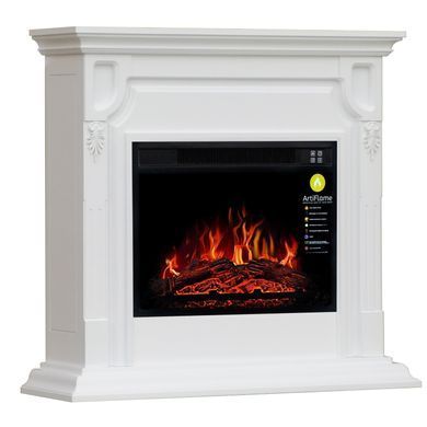 Камінокомплект кутовий ArtiFlame TORONTO AF23S БІЛИЙ Б'ЯНКО (ЗІ звуком)