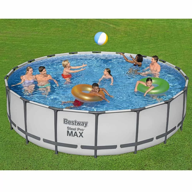 Каркасный бассейн Bestway 56462 (549х122 см) с картриджным фильтром, лестницей и защитным тентом