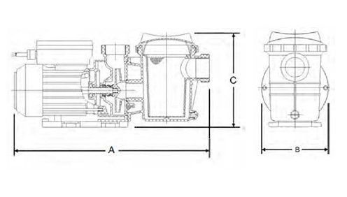 Насос для басейну Bridge WL-STP250 (PP1850)