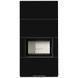 Камін Kratki FLOKI BOX 8 kW &Oslash; 160 в обудові з керамограніту NERO ASSOLUTO