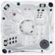 Гідромасажний басейн Passion Spas Delight (213х213х91 см), Сріблясто-білий