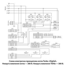 Котел электрический TENKO Digital 12 кВт, 380В (DКЕ 12-380)