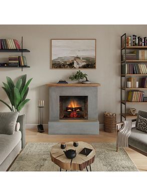 Камінокомплект Tagu ROLF PowerFlame 2 сірий